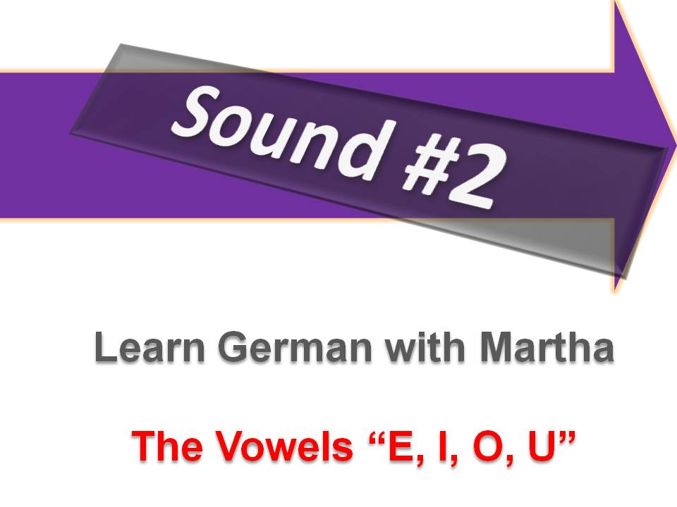 Prsentation- Sound 2 - Vowels E, I, O, U - Deckblatt
