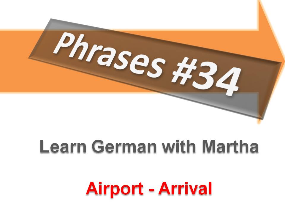 Prsentation - 34. Airport - Arrival - Deckblatt