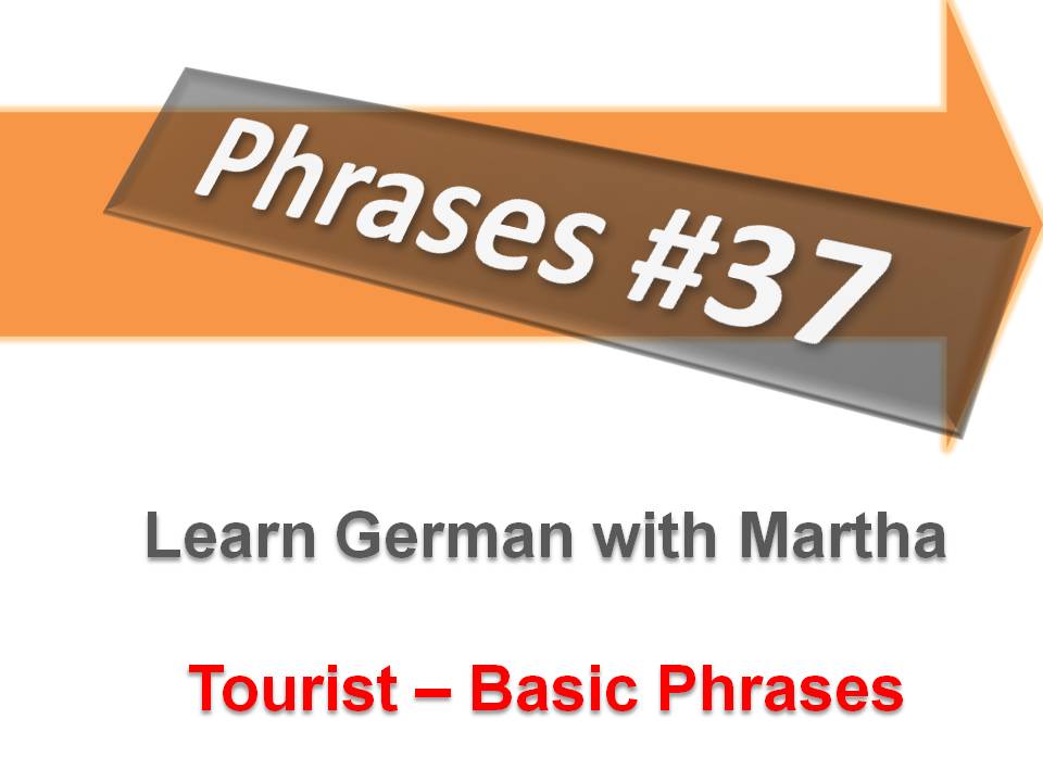 Prsentation - 37. Tourist - Basic Phrases - Deckblatt