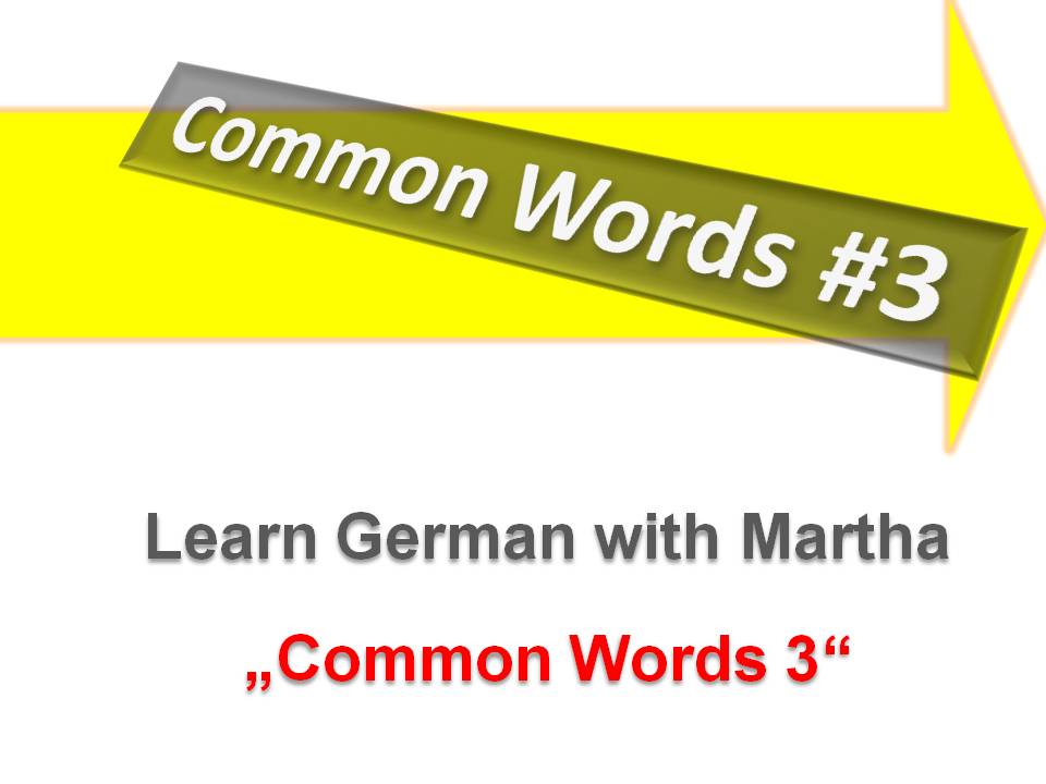Prsentation - Common Words 3 - Deckblatt