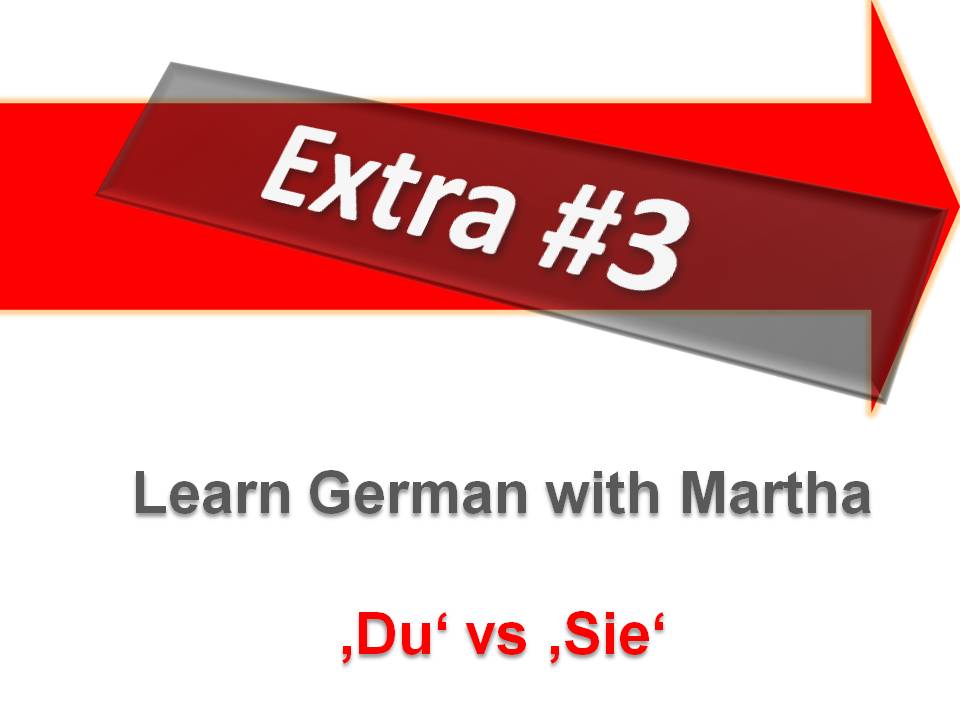 Prsentation - Extra 3 -  Du vs Sie - Deckblatt