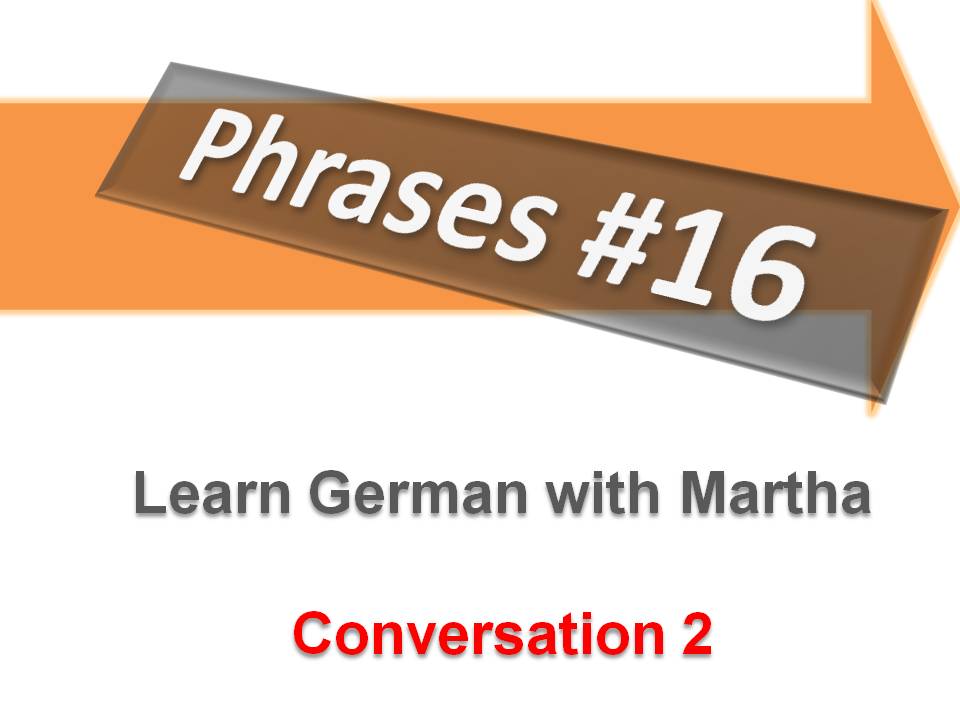 Prsentation - Phrases 16 - Conversation 2 - Deckblatt