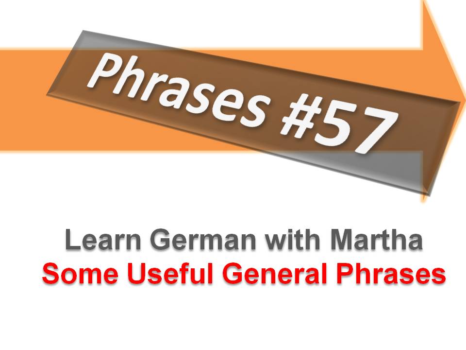Prsentation - Phrases 57 - Useful General Phrases - Deckblatt