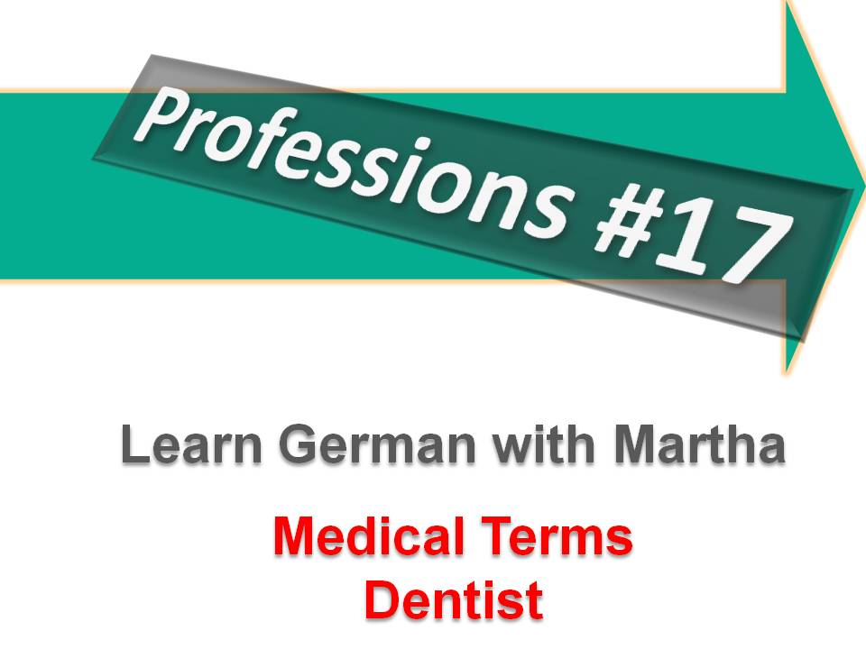 Prsentation - Professions - Dentist - Deckblatt