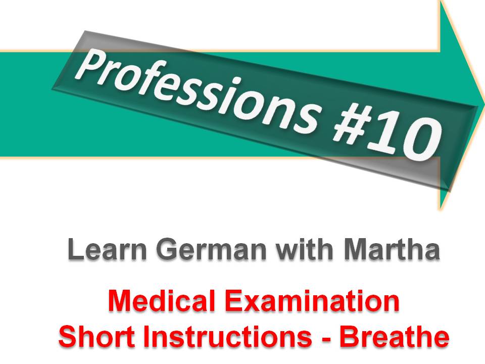 Prsentation - Professions 10 - Medical Examination - Short Ins