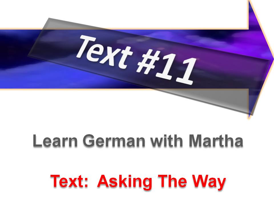 Prsentation - Text 11 - Asking the Way - Deckblatt