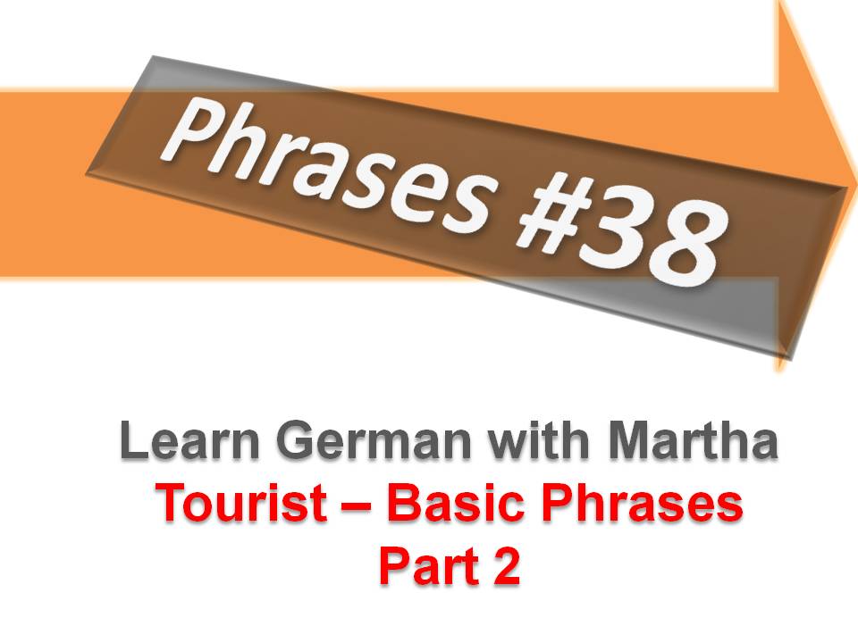 Prsentation - Tourist - Basic Phrases 2 - Deckblatt