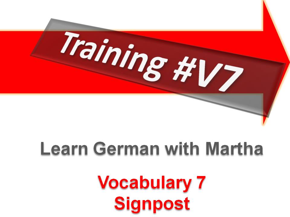 Prsentation - Training 7 - V7 - Signpost - Deckblatt