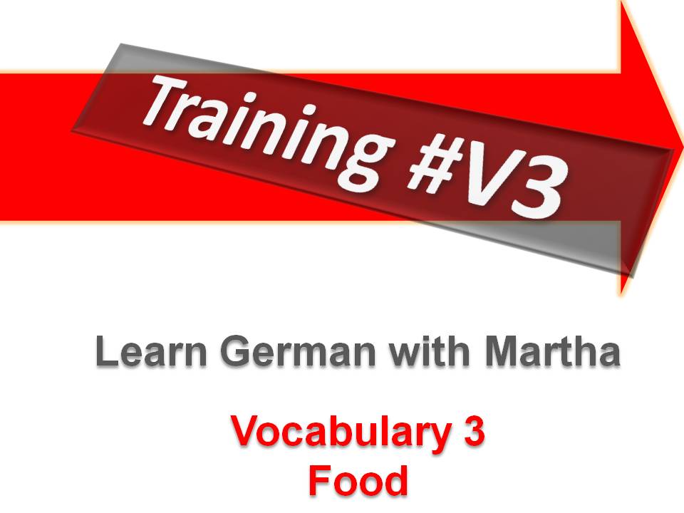 Prsentation - Training V3 - Food - Deckblatt
