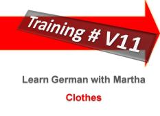 Training 11 - V11 - Clothes